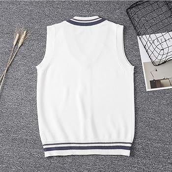 dimmoire 学園ニットベストWhite dimmoire 学園ニットベストWhite - メルカリ